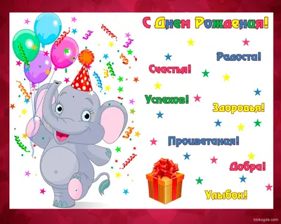 Открытка с именем Елисей С днем рождения happy birthday. Открытки на каждый  день с именами и пожеланиями.