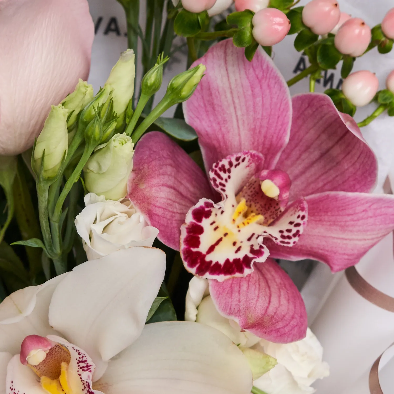Букет орхидей с днем рождения - 86 фото