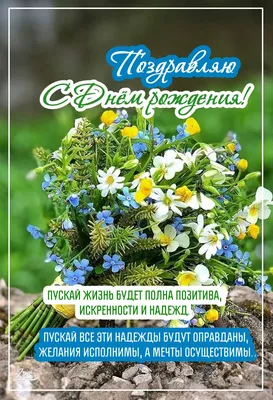 Купить Букет полевых цветов на День рождения 💐 в СПБ недорого с бесплатной  доставкой | Amsterdam Flowes