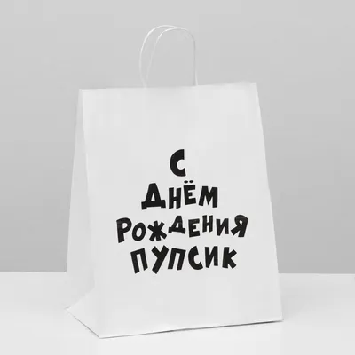 Пакет крафт Пупсик 24*10,5*30 см 1 шт в Самаре - купить по цене 65 руб. в  интернет-магазине Веселая Затея