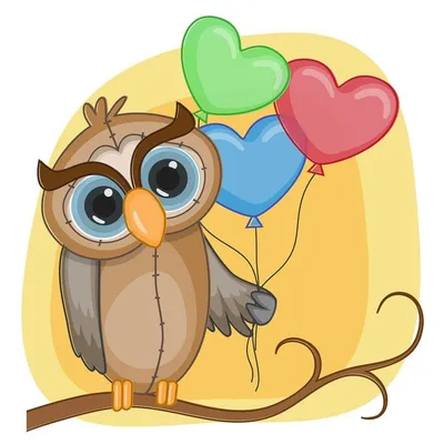 Воздушный шар "Сова Букля Гарри Поттера" фигура фольгированный 97 см. Шарик  для праздника. Подарок для девочки, для мальчика. Фотозона, декор для  праздника на день рождения, 23 февраля, 8 марта - купить в