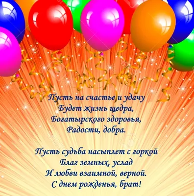 С днем рождения БРАТ Happy Birthday Красивые поздравления День рождения  Музыкальная видео открытка - YouTube