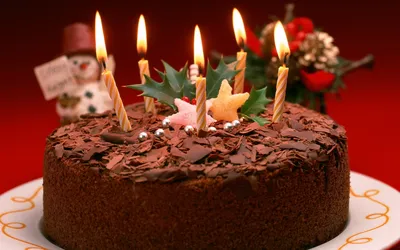 Фруктовый торт на день рождения со свечами Фон И картинка для бесплатной  загрузки - Pngtree