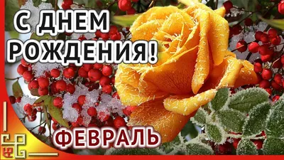 С Днем Рождения В Феврале #11