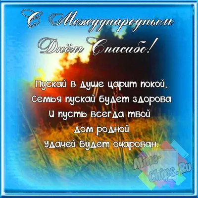 Международный день спасибо 2024, Дрожжановский район — дата и место  проведения, программа мероприятия.