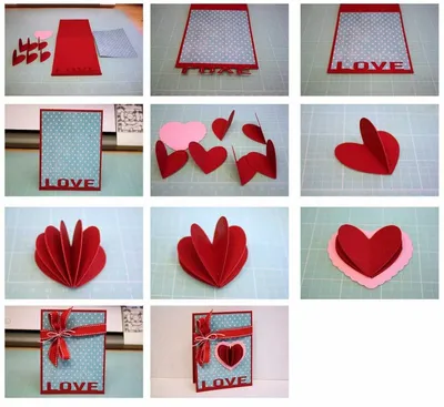 Сердца на День Святого Валентина своими руками! Декор на стену к 14  февраля! DIY - YouTube
