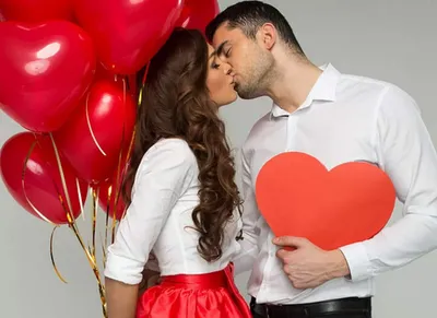 Открытка с днем Святого Валентина любимому мужу (скачать бесплатно)