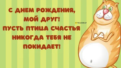 Красивое поздравление с днем рождения другу | С днем рождения, С днем  рождения друг, Мужские дни рождения