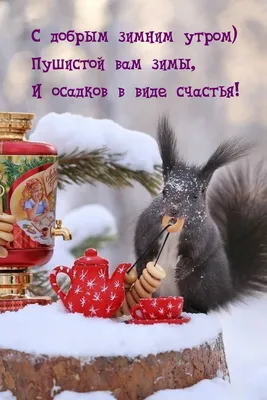 ❄️⛄😍 Картинки с добрым зимним утром. +100 картинок! | Зимние картинки,  Живописные пейзажи, Пейзажи