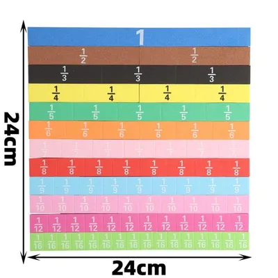 Демонстратор задач с канцелярскими дробями. Школьный офис сложения и  вычитания магнитных дробей. – лучшие товары в онлайн-магазине Джум Гик