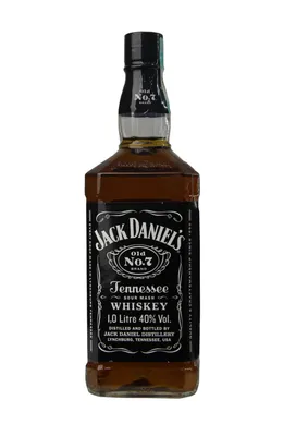 Jack Daniels with 2 glasses in metal box - купить виски Джек Дэниэлс 0.7 л  с 2 стаканами в мет. коробке - цена