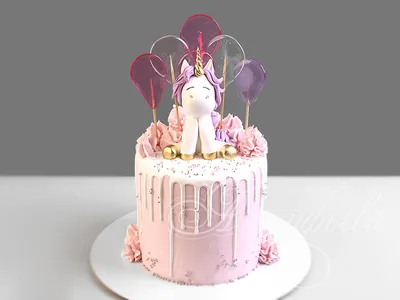 Торт с Единорогом / Unicorn rainbow Cake | Торт с пони, Тематические торты,  Радужный торт