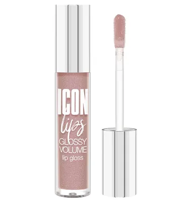 Блеск для губ с эффектом объема LUXVISAGE ICON lips glossy volume тон 505  Ice Beige - купить оптом в Екатеринбурге в компании Парфюм Косметик.