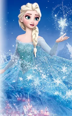 Красивая новая картинка с Эльзой - Холодное Сердце Frozen - 