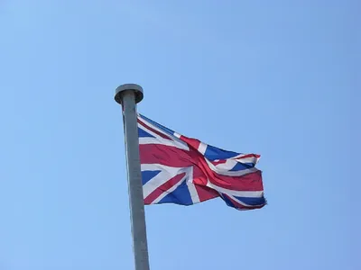 Великобританский флаг нарисованный - 37 фото