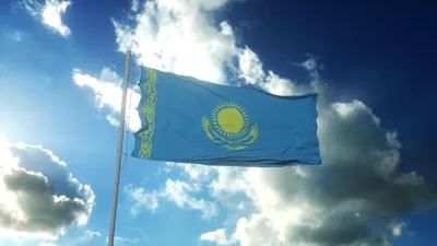 Флаг РК / Казахстан, 2 на 1 метр (госстандарт): 8 000 тг. - Другое Астана  на Olx