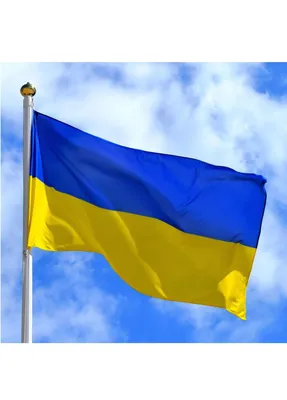 Флаг Украины тканевый 140х90 см, Сине-желтый / Большой флаг Украины на  стену или древко (ID#1690578035), цена:  ₴, купить на 