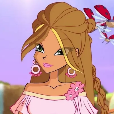 winx club flora 1 season charmix HD | Фотографии профиля, Клуб винкс, Флора