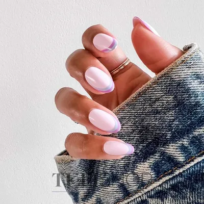 Купить Ногти накладные с французским маникюром Opoola French Nails 24 шт,  кремовые