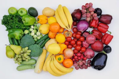 С фруктами и овощами картинки