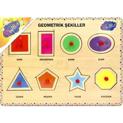 Yavuz Деревянная головоломка с геометрическими фигурами | AliExpress