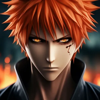 Постер (плакат) Bleach: Kurosaki Ichigo | Блич: Ичиго Куросаки – Ленбагет