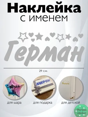 Кружка с именем Герман - нержавеющая сталь AV Podarki 67042629 купить в  интернет-магазине Wildberries