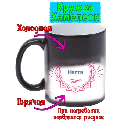 Кружка "Анастасия Настя", 330 мл, 1 шт - купить по доступным ценам в  интернет-магазине OZON (708577563)