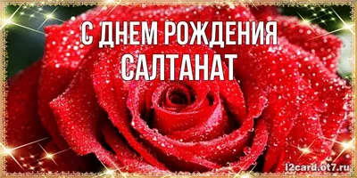 Открытка с именем Салтанат С днем рождения happy birthday. Открытки на  каждый день с именами и пожеланиями.