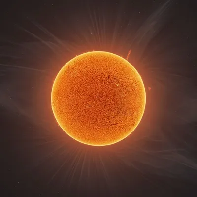 Американский фотограф создал самый четкий снимок Солнца