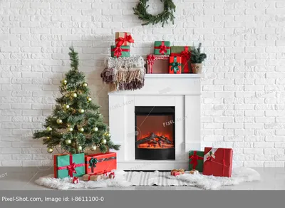 Купить 2024 Рождественская елка, гобелен, Рождественский подарок, камин,  Рождественское украшение для дома, кухонное настенное одеяло 230x180 см |  Joom