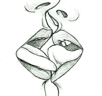 Легкие рисунки карандашом поэтапно для начинающих про любовь (39 фото) »  рисунки для срисовки на Газ-квас.ком