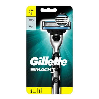 Станок с 2 сменными кассетами Gillette Mach3 (3014260239626)  (ID#1471592039), цена: 273 ₴, купить на 