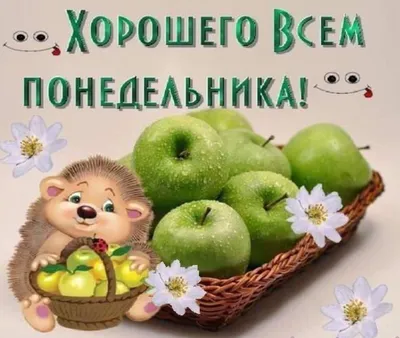 С ПОНЕДЕЛЬНИКОМ.ХОРОШЕГО ВАМ НАСТРОЕНИЯ ! ~ Открытка (плейкаст)