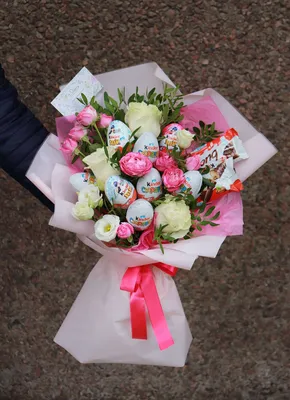 Сердце с киндерами 14шт - купить в Москве по цене 3190 р - Magic Flower