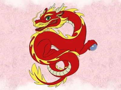 Китайский дракон силуэт татуировки племенной »  - Макеты  для лазерной резки
