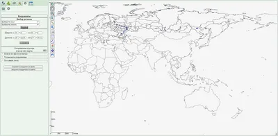 Карта космоса с координатами» — создано в Шедевруме