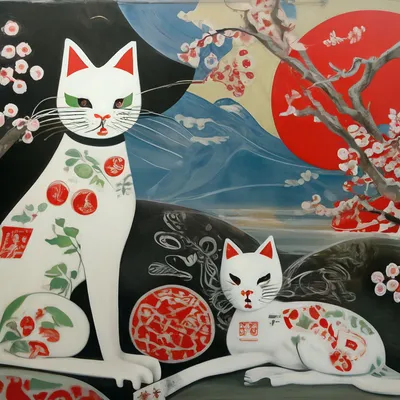 Мем-коты нарисованные маслом. | Юмор Амино Amino