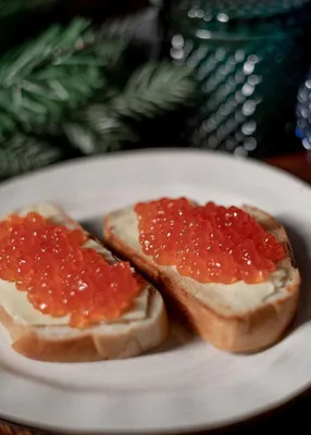 Закуска с красной икрой «новогодняя» - рецепт автора 🇷🇺 Ольга Бородина