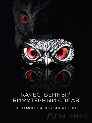 Сова с красными глазами" Изображение для нанесения на одежду № 1036 купить  со скидкой в интернет-магазине СувенирПрофф - Красноярск