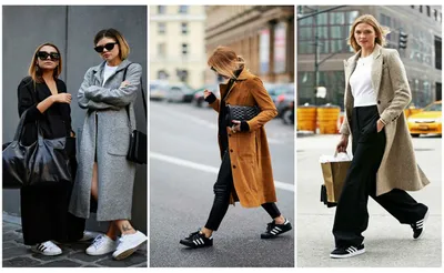 Как носить кроссовки с платьем весной-2023: идеи стильных и небанальных  образов