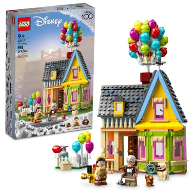 LEGO Disney and Pixar 'Up' House 43217 Disney 100 Celebration Classic  Building Toy Set for Kids and Movie Fans Ages 9+, A Fun Gift for Disney  Fans and Anyone Who Loves Creative