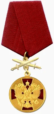 Файл:Медаль ордена «За заслуги перед Отечеством» с мечами 1 ст.png —  Википедия
