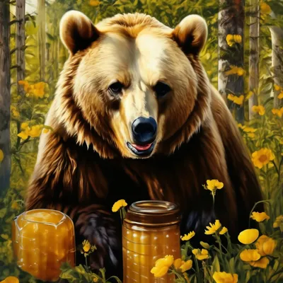 С медведем в кустах картинки