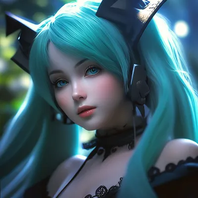 Стикерпак Аниме Hatsune Miku Хатсуне Мику — Купить на  ᐉ Удобная  Доставка (1757080873)