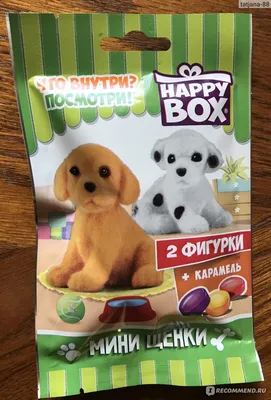 Набор кондитерских изделий с игрушкой Happy Box Мини щенки - «Happy Box с милыми  щенками.» | отзывы