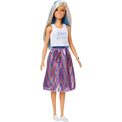 Barbie Кукла из серии "Игра с модой" Блондинка с синими прядями купить в  Краснодаре: лучшая цена в детском интернет-магазине DaniLand