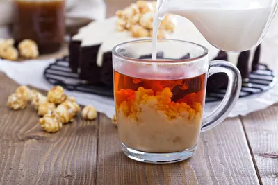 Татарский чай с молоком, пошаговый рецепт с фото