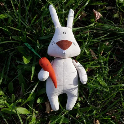 Мягкая игрушка Fluffy Family Зайка с морковкой 18 см купить по цене 329 ₽ в  интернет-магазине Детский мир