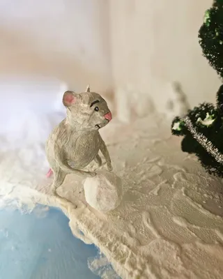 В Твери появился арт-объект с новогодними мышатами |  | Тверь -  БезФормата